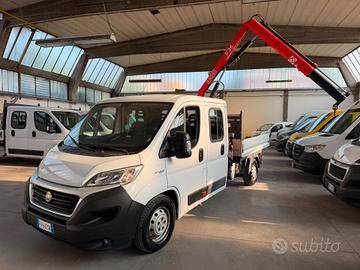 FIAT DUCATO 7 POSTI MULTIJET 130 CV CON GRU FASSI 