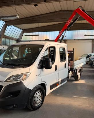 FIAT DUCATO 7 POSTI MULTIJET 130 CV CON GRU FASSI 