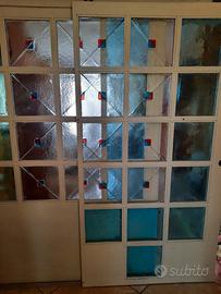 parete divisoria con porta scorrevole