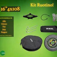 Kit ruotino scorta 16" Citroen, Peugeot e altri