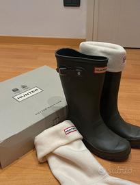 Hunter Original Short stivali pioggia  marroni