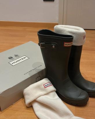 Hunter Original Short stivali pioggia  marroni