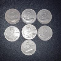 Lotto Monete 5 Lire