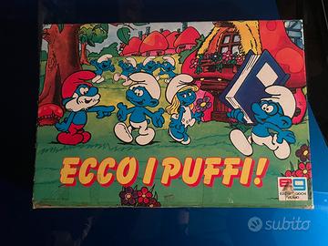 Gioco in scatola - Ecco i Puffi - gioco anni ‘90