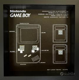 Cornice per esporre Game Boy Lego 72046