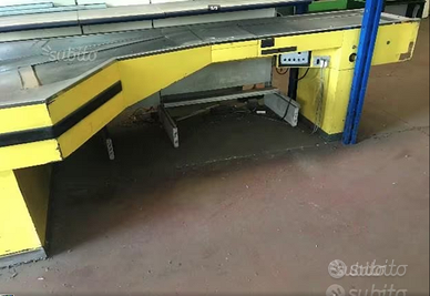 Banchi Cassa Supermercato Mt.3,16 x 0,56-1,15 h.0,