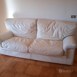 Divano letto Pelle 3 posti 