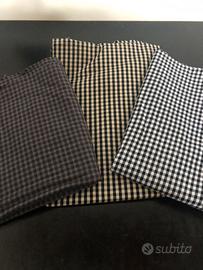 Scampoli cotone tinto in filo gingham