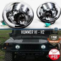 HUMMER H1 H2 Fari Anteriori FULL LED 7" B.Ghiacci