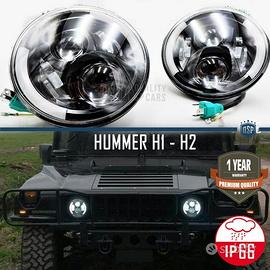 HUMMER H1 H2 Fari Anteriori FULL LED 7" B.Ghiacci
