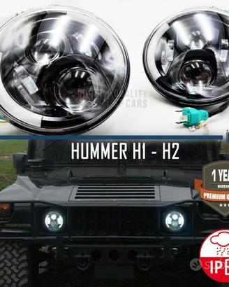 HUMMER H1 H2 Fari Anteriori FULL LED 7" B.Ghiacci
