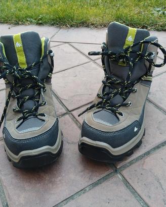 Scarpe trekking bambino impermeabili, numero 36