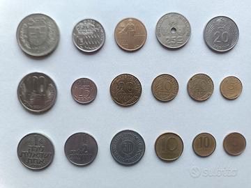 Lotto 15 Monete Rare: Monaco, Svizzera, Belgio '39
