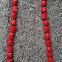 Collana corallo "bamboo" (detto anche "falso coral