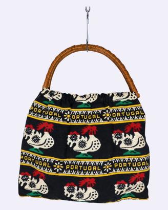 Borsa vintage portoghese Gallo di Barcelos