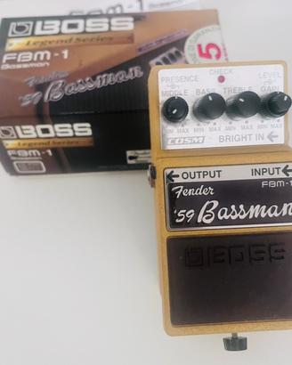 Pedale Boss FBM-1 Bassman - Legend Series (Fender)