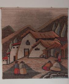 Arazzo peruviano tessuto a mano