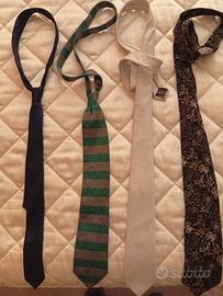 Lotto n.4 cravatte eleganti