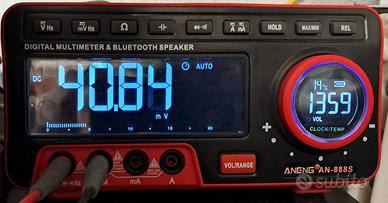 MULTIMETRO DIGITALE DA BANCO AN888S BT