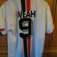 maglia calcio vintage A.C. Milan Weah
