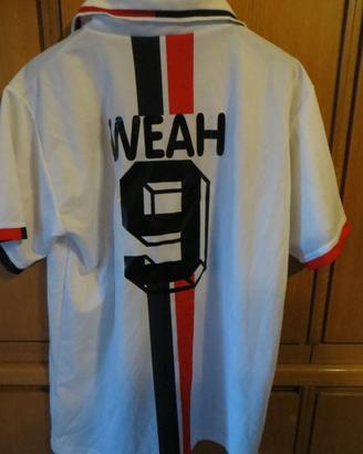 maglia calcio vintage A.C. Milan Weah