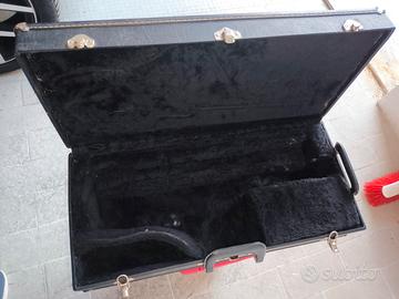 Borsa in pelle per sax contralto