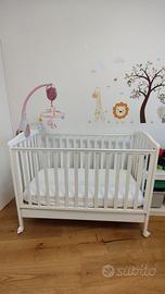 Lettino azzurra bambini