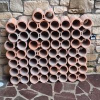 porta bottiglie in terracotta
