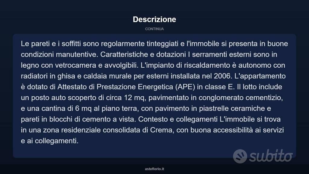Appartamento – Crema, Ombriano - Vista 5