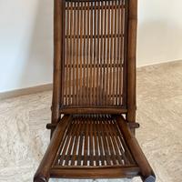 Sedia in bambù