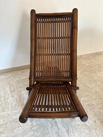 Sedia in bambù