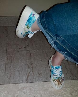 Scarpe da ginnastica donna multicolore