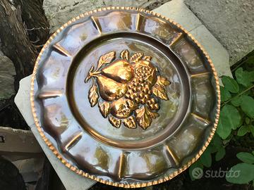 Piatti in rame da parete