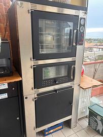Forno a legna MCZ ventilato, interno/esterno.
