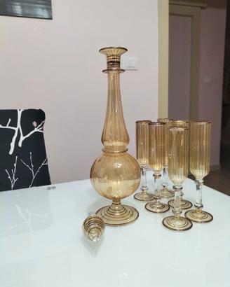 Set cristallo per liquori