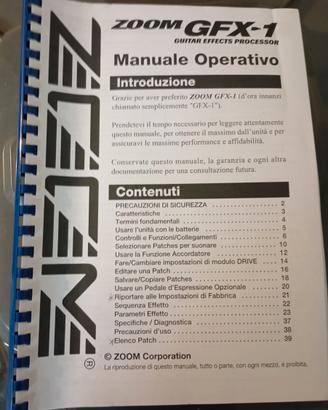 Pedaliera zoom GFX-1