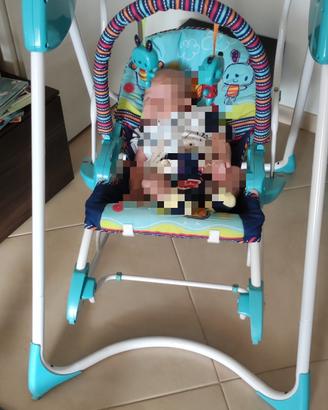 sdraietta dondolo elettrico Fisher Price