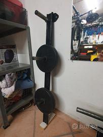 porta dischi pesi supporto