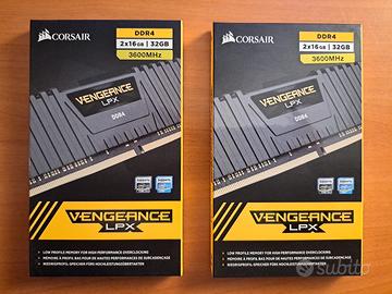 Memoria ram DDR4 Corsair Vengance 64gb 3600 kit