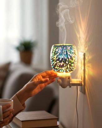 Lampada Bruciaessenze Elettrica 3D Design Gocce
