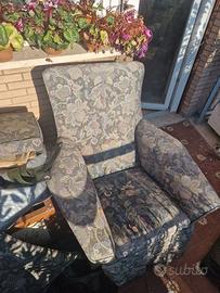 Poltrone vintage a rotelle