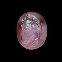epoca romana intaglio di dea su ametista 