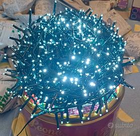 Catena di luci bianco ghiaccio 1152 led 23 mt.