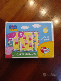 Peppa Pig gioco carte giganti
