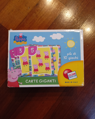 Peppa Pig gioco carte giganti