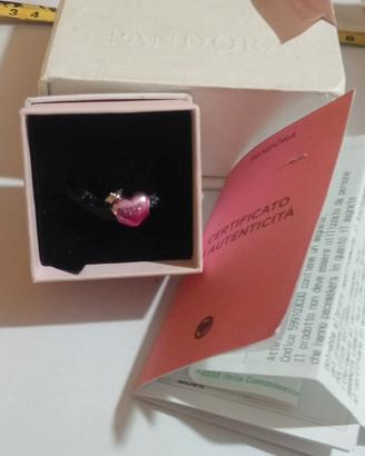 charm cuore 💓 con certificato e scontrino di gara
