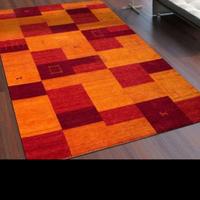 Tappeto Moderno Pelo Corto Motivo Etnico + Canvas