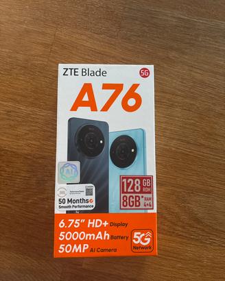 telefono ZTE BLADE A76 NUOVO ANCORA CONFEZIONATO