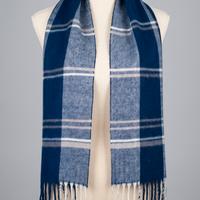 Sciarpa classica invernale motivo a quadri scozzes