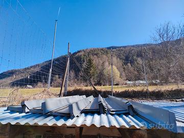 Copertura in lamiera per mantovane per tetto casa